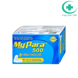 Mypara 500 (viên nén) SPM - Điều trị đau và sốt từ nhẹ đến vừa